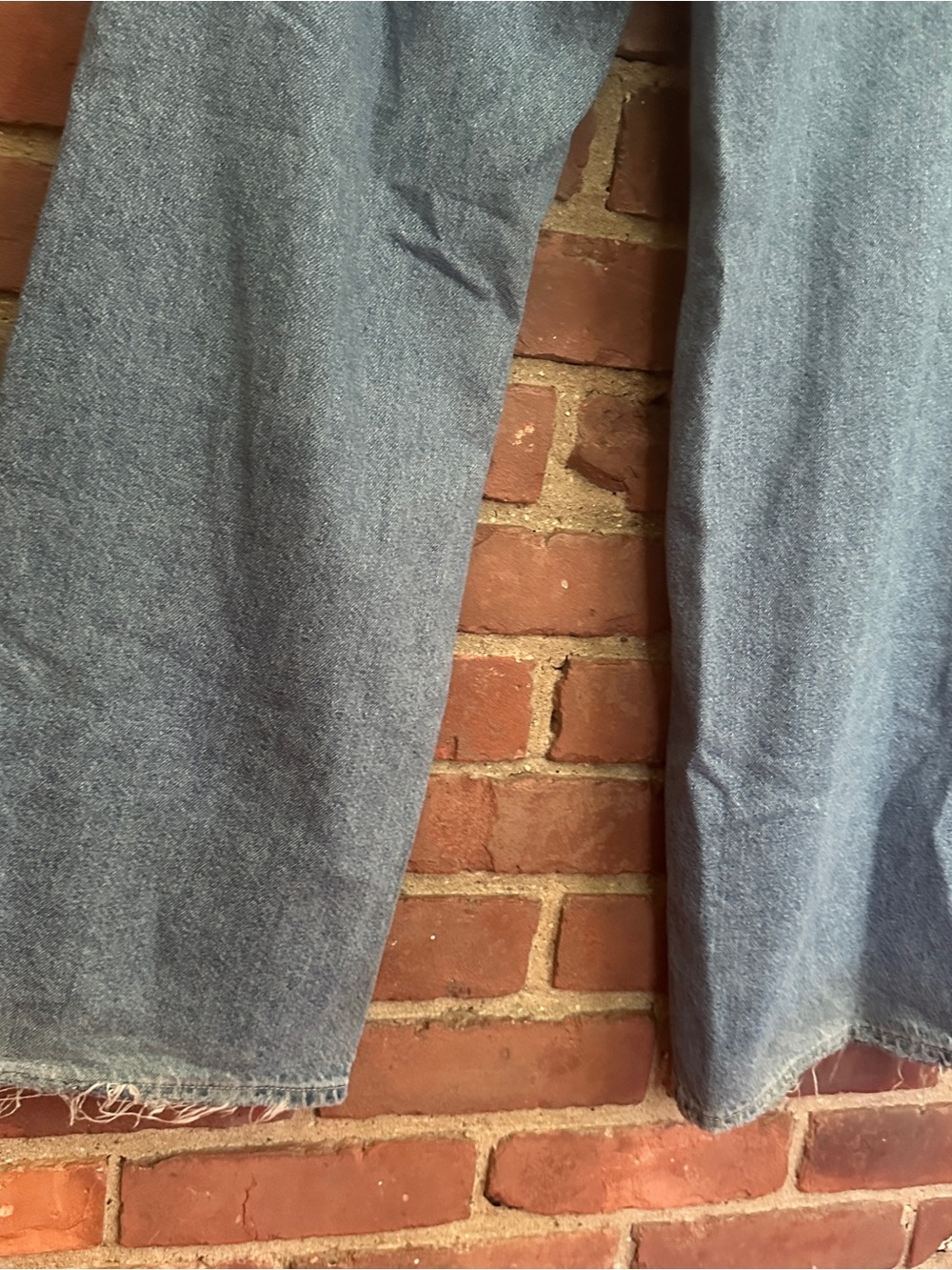 Free People WE THE FREE baggy jeans size 28 X 32 / 11.5” rise - Picture 4 of 8